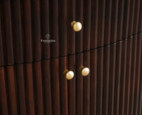 Rome Wooden Bedside Table Two and One Drawer Furniselan Grey Finish