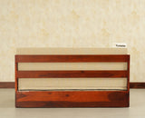 Seoul Sheesham Sofa Cum Bed Maple Finish