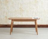 Antilia Solid Wood Two Seater Bench Furniselan Natural Finish