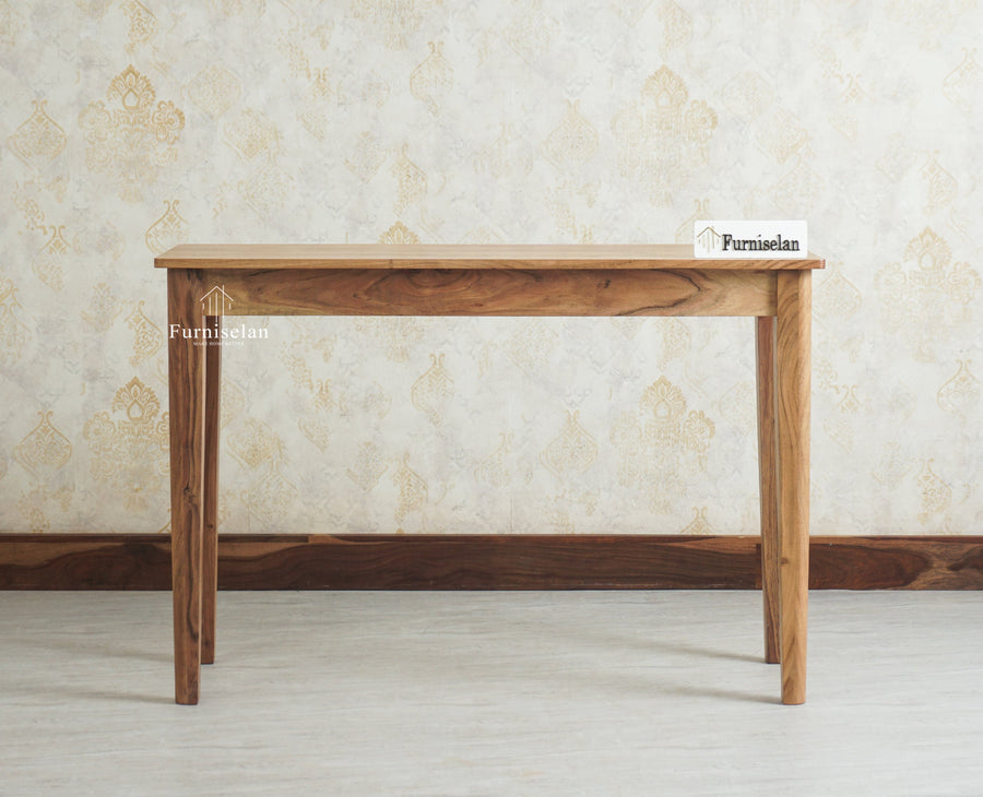 Hyderabad Study Table Furniselan Natural Finish