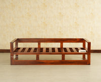 Copenhagen Sheesham Sofa Cum Bed Maple Finish