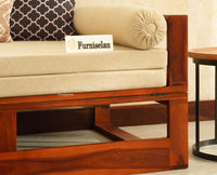 Copenhagen Sheesham Sofa Cum Bed Maple Finish