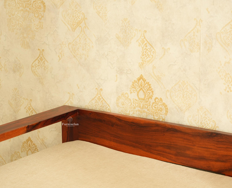 Copenhagen Sheesham Sofa Cum Bed Maple Finish