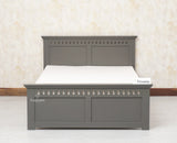 Alexandria Wooden Single Size Bed Kids Bed, Hostel Bed, Guest Bed for Home, PG & Small Rooms Furniselan Slate Grey