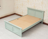 Alexandria Wooden Single Size Bed Kids Bed, Hostel Bed, Guest Bed for Home, PG & Small Rooms Furniselan Silt Green