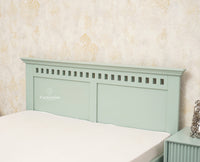Alexandria Wooden Single Size Bed Kids Bed, Hostel Bed, Guest Bed for Home, PG & Small Rooms Furniselan Silt Green