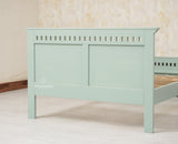 Alexandria Wooden Single Size Bed Kids Bed, Hostel Bed, Guest Bed for Home, PG & Small Rooms Furniselan Silt Green