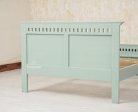 Alexandria Wooden Single Size Bed Kids Bed, Hostel Bed, Guest Bed for Home, PG & Small Rooms Furniselan Silt Green