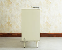 Verona Grid Wooden Sideboard Cabinet Two Doors Furniselan Frosty White 

