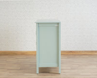 Brazil Wooden Two Glass Door Bar Cabinet Furniselan Silt-Green