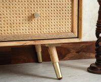 Boston Solid Wood Shoe Rack Cabinet With Seating Cushion Furniselan Natural Finish