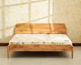 Wellington Solid Wood King Size Bed Natural Finish