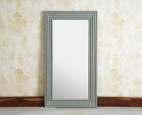 Bengaluru Solid Wood Frame with Mirror Furniselan Cool Grey