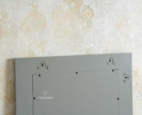 Bengaluru Solid Wood Frame with Mirror Furniselan Cool Grey