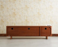 Albania Solid Wood Four Door Tv cabinet Furniselan White Finish