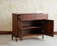 Italy Wooden Sideboard cabinet- 2 Doors and Drawers Furniselan Grey Finish