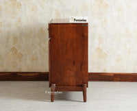 Italy Wooden Sideboard cabinet- 2 Doors and Drawers Furniselan Grey Finish