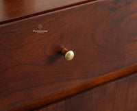 Italy Wooden Sideboard cabinet- 2 Doors and Drawers Furniselan Grey Finish