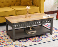 Alexandria Solid Wood Coffee Table - Coffee Tables - Furniselan Slate-Grey