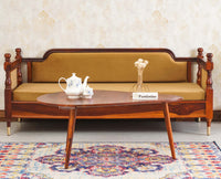 Pearl Solid Wood Triangle  Coffee Table Furniselan - Maple-Finish