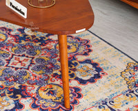 Pearl Solid Wood Triangle  Coffee Table Furniselan - Maple-Finish