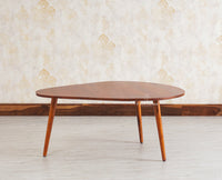 Pearl Solid Wood Triangle  Coffee Table Furniselan - Maple-Finish