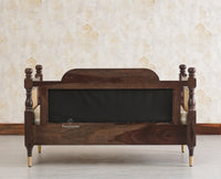 Boston Sheesham Wood Rattan Cane Two Seater Sofa - Three Seater Sofa - Furniselan Grey-Finish