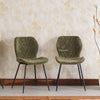 Maverick Living Study Chair Dining Chair set of Two Furniselan - Green