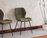 Maverick Living Study Chair Dining Chair set of Two Furniselan - Green