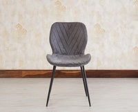 Maverick Living Study Chair Dining Chair set of Two Furniselan - Grey