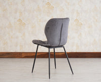 Maverick Living Study Chair Dining Chair set of Two Furniselan - Grey