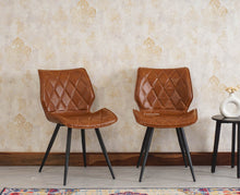 Dexter Living Study Leathe Chair Dining Chair set of Two