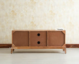 Brisbane Elite Storage Three Door Wooden TV Cabinet Media Unit Furniselan Natural Oak Finish