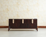 Brisbane Elite Storage Three Door Wooden TV Cabinet Media Unit Furniselan grey finish