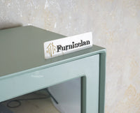 Bengaluru Solid Wood Bookshelf Cabinet four Doors Furniselan Silt-Green