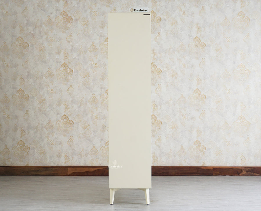Bengaluru Solid Wood Crockery Cabinet four Doors - Tv Cabinet - Furniselan - Frosty White