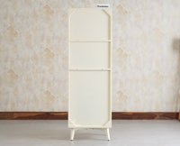 Bengaluru Solid Wood Tall Bar Cabinet Furniselan - Milky White