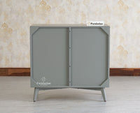 Bengaluru Solid Wood Wide Six Drawer Chest of Drawers Furniselan - Cool Grey