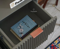 Bengaluru Solid Wood Wide Six Drawer Chest of Drawers Furniselan - Cool Grey