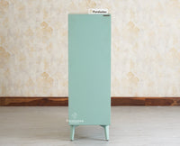Bengaluru Solid Wood Shoe Rack Cabinet Two Doors and Drawers With Open Storage Furniselan - Silt Green