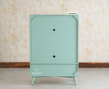 Bengaluru Solid Wood Shoe Rack Cabinet Two Doors and Drawers With Open Storage Furniselan - Silt Green