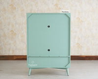 Bengaluru Solid Wood Shoe Rack Cabinet Two Doors and Drawers With Open Storage Furniselan - Silt Green