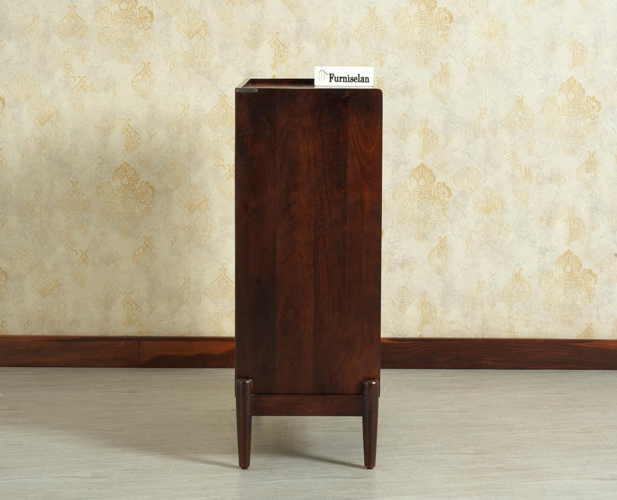 Wellington Solid Wood Bar Cabinet - Bar Cabinet - Furniselan Grey-Finish