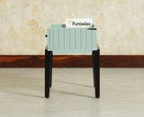 Croatia Solid Wood One Drawer Bedside Table Silt Green