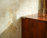 Poland Solid Wood Bedside Table One Door Brown Finish