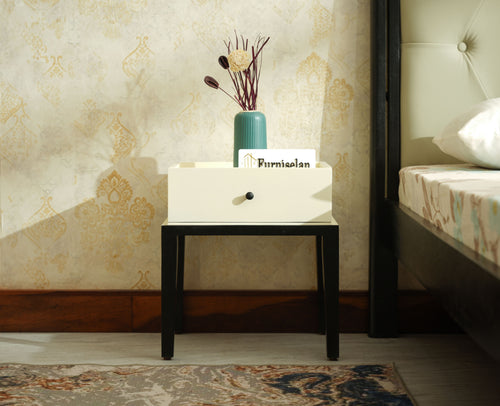 Croatia Solid Wood One Drawer Bedside Table