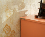 Poland Solid Wood Bedside Table One Door Coral Peach
