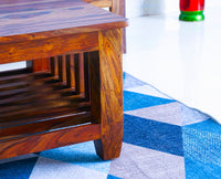 Cuttack Solid Wood Coffee Table - Coffee Tables - Furniselan - Maple-Finish