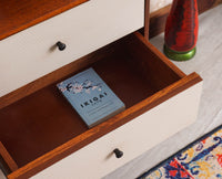 Puebla Solid Wood Six Drawer Chest of Drawer Furniselan Brown Finish
