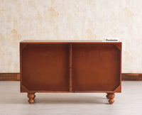 Puebla Solid Wood Six Drawer Chest of Drawer Furniselan Brown Finish